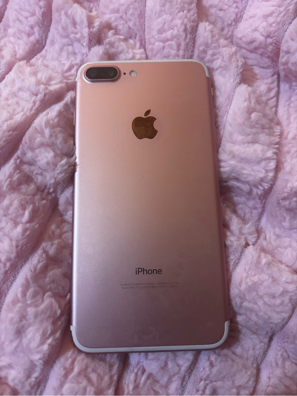 iPhone 7 Plus (I think) rose gold